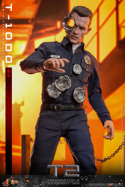 Hot Toys MMS774 Terminator 2 Judgement Day [T1000 (2.0)] 1/6 Scale Collectible Figure