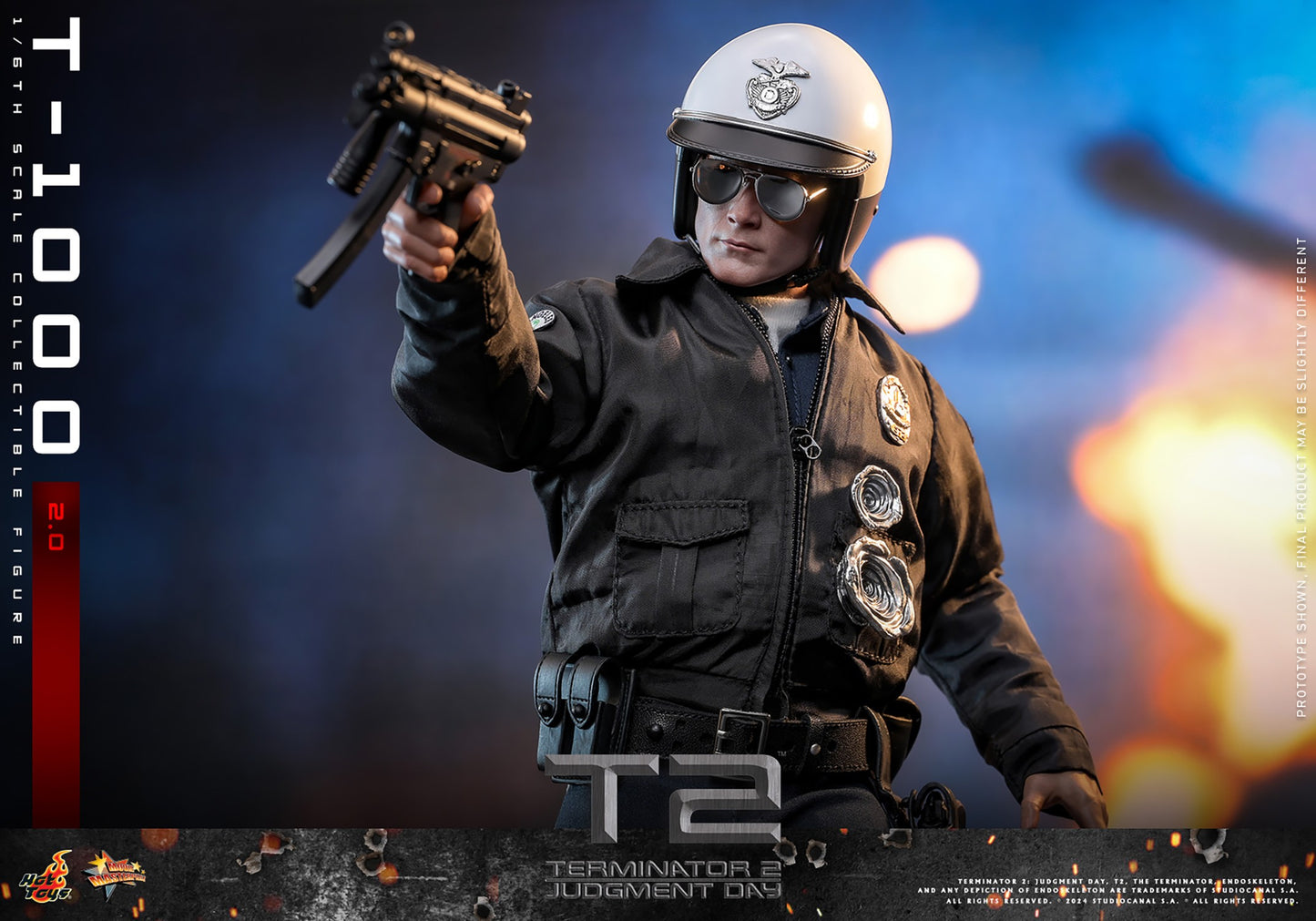 Hot Toys MMS774 Terminator 2 Judgement Day [T1000 (2.0)] 1/6 Scale Collectible Figure