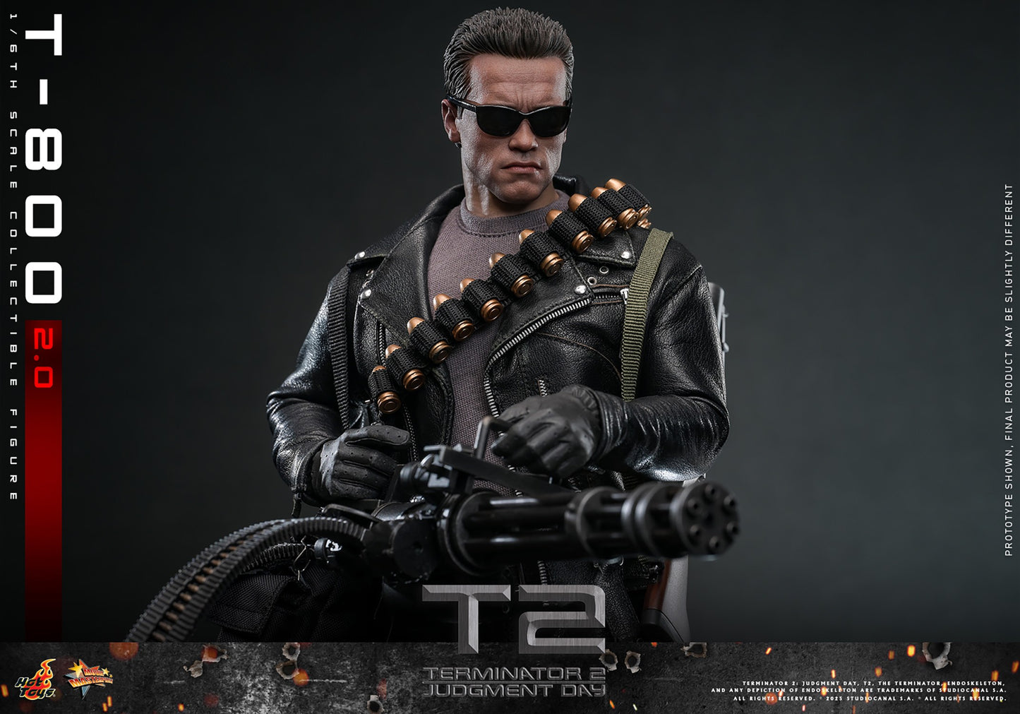 (Preorder) Hot Toys MMS795 Terminator 2: Judgment Day [T-800 (2.0)] 1/6 Scale Collectible Figure