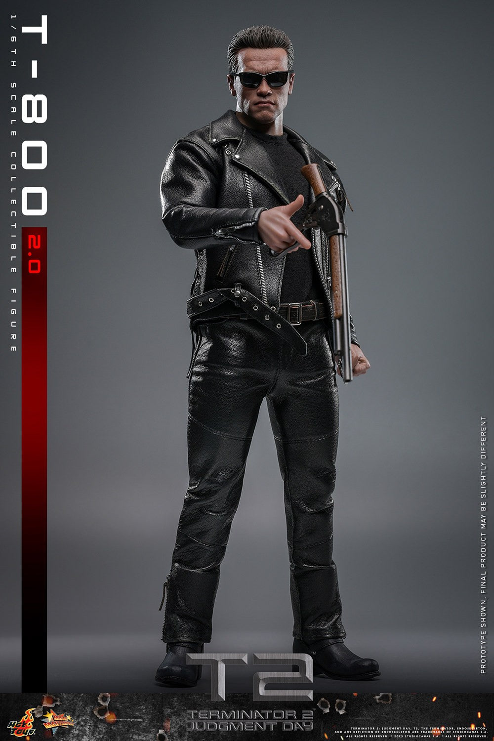 (Preorder) Hot Toys MMS795 Terminator 2: Judgment Day [T-800 (2.0)] 1/6 Scale Collectible Figure