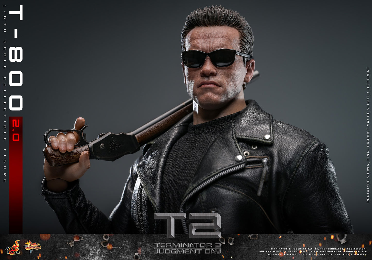 (Preorder) Hot Toys MMS795 Terminator 2: Judgment Day [T-800 (2.0)] 1/6 Scale Collectible Figure