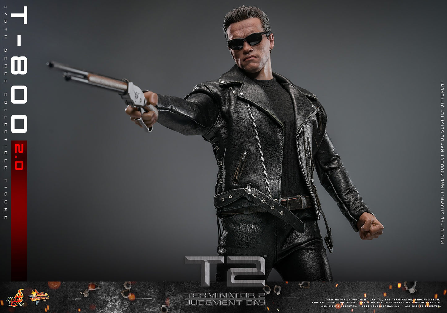 (Preorder) Hot Toys MMS795 Terminator 2: Judgment Day [T-800 (2.0)] 1/6 Scale Collectible Figure