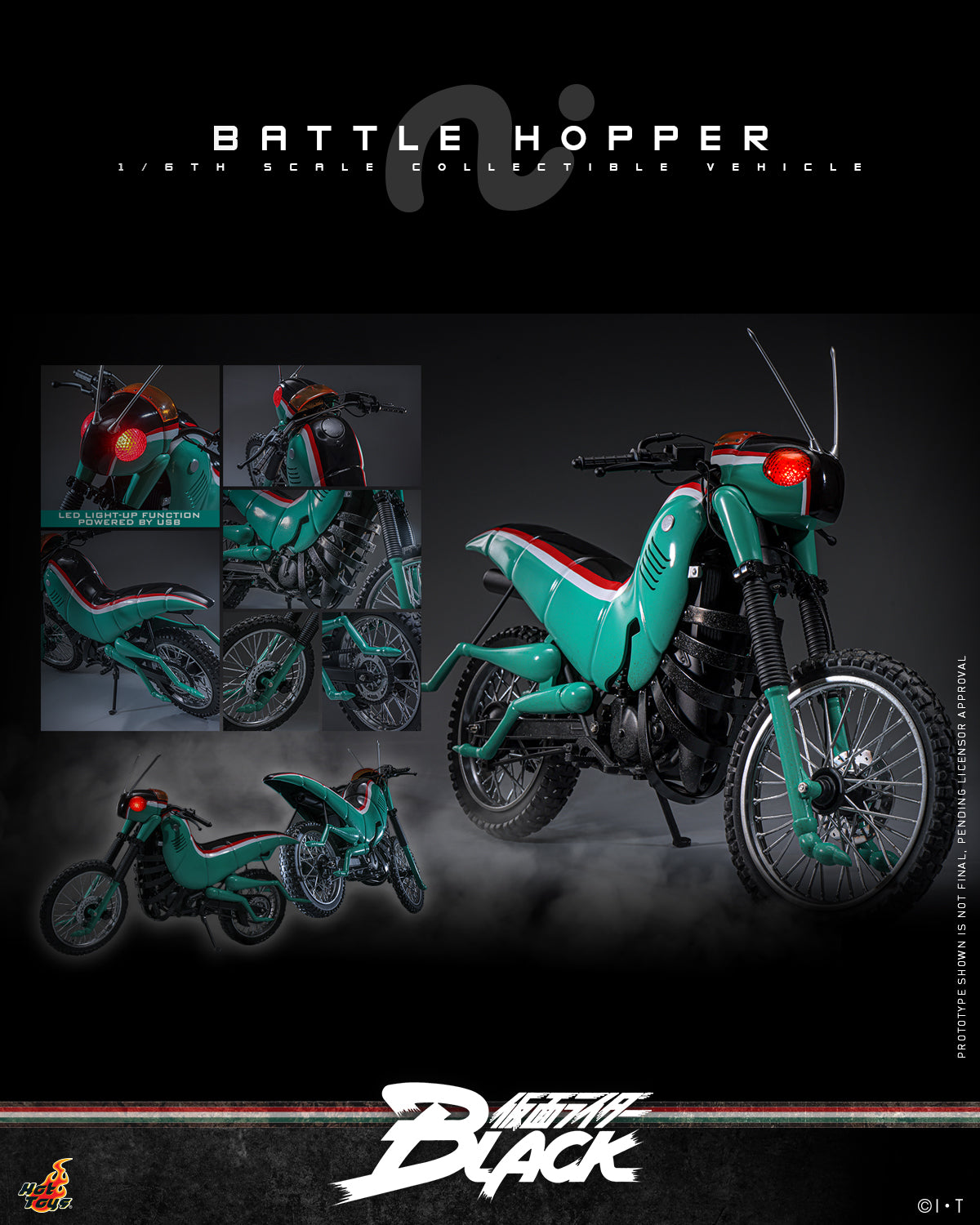 (Preorder) Hot Toys TMS161 Kamen Rider Black [Battle Hopper] 1/6th scale Collectible Vehicle