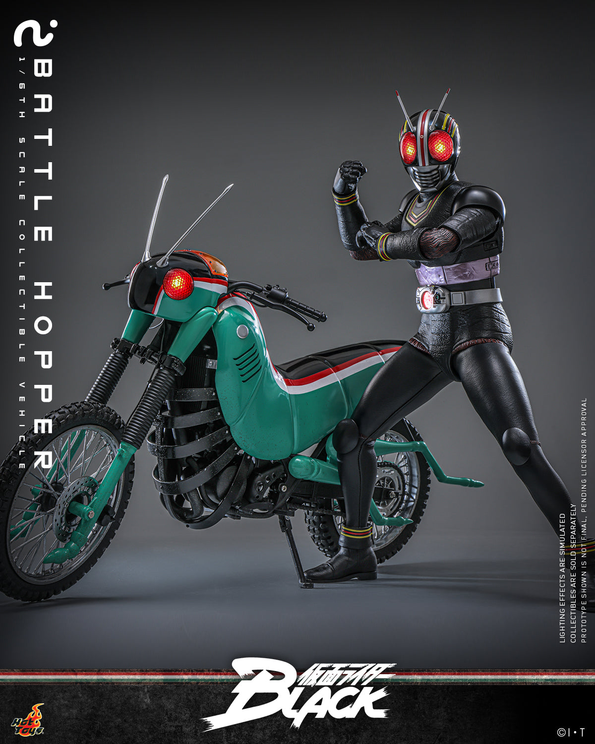 (Preorder) Hot Toys TMS161 Kamen Rider Black [Battle Hopper] 1/6th scale Collectible Vehicle