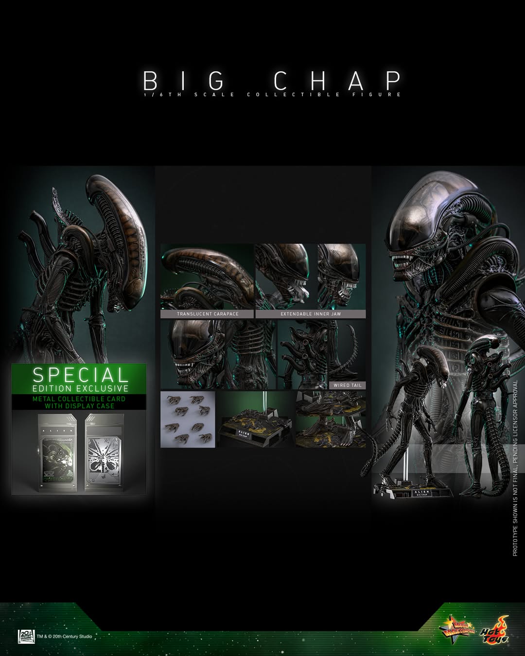 (Preorder) Hot Toys MMS826B Alien [Big Chap] 1/6th scale Collectible Figure