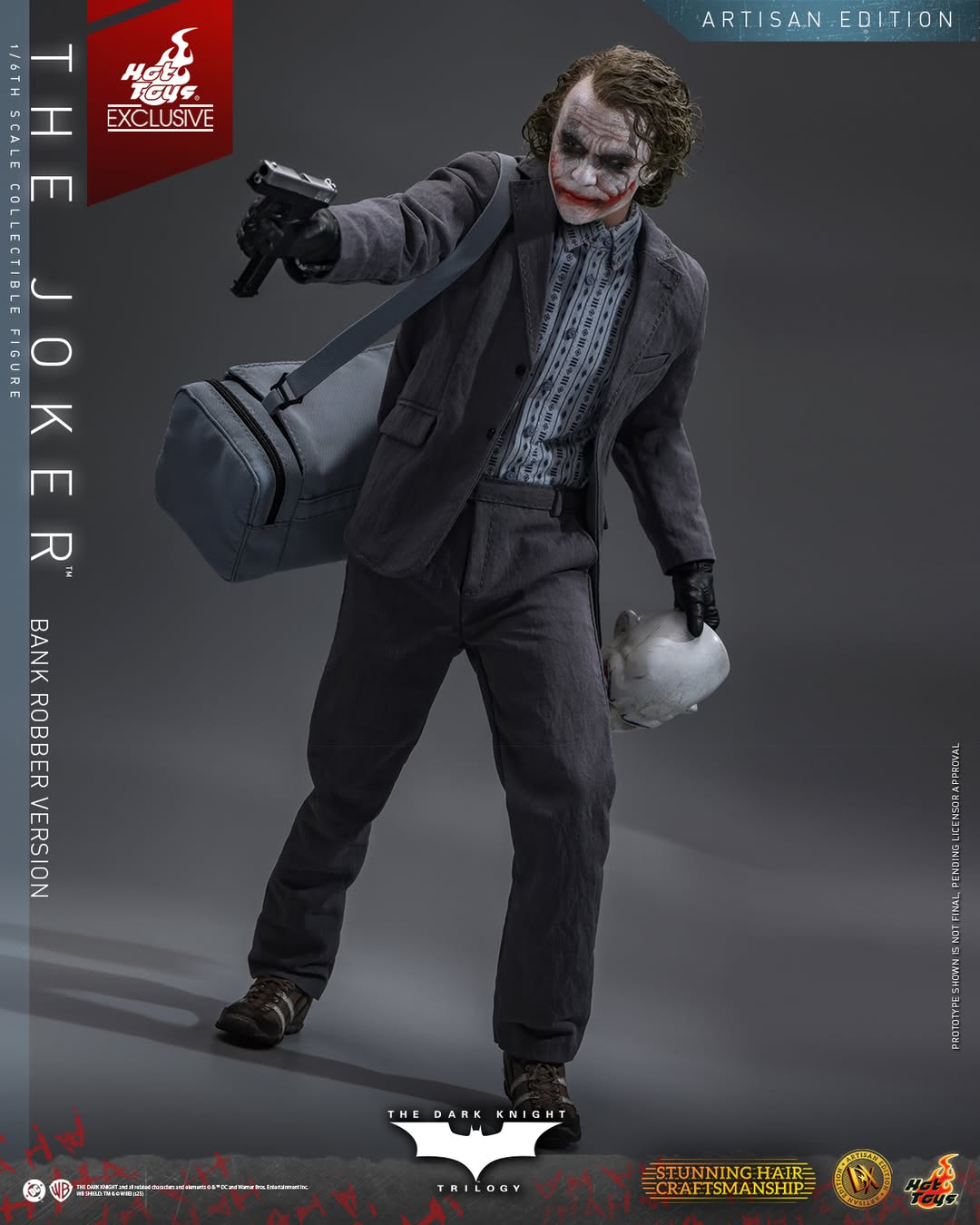 (Preorder) Hot Toys DX51AE The Dark Knight [The Joker] (Bank Robber Version) (Artisan Edition) [Hot Toys Exclusive] 1/6th scale Collectible Figure