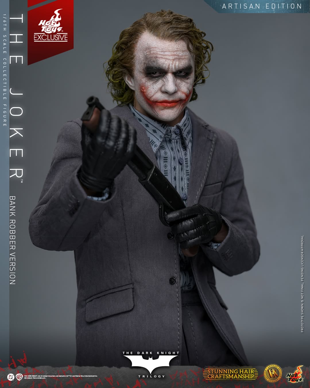 (Preorder) Hot Toys DX51AE The Dark Knight [The Joker] (Bank Robber Version) (Artisan Edition) [Hot Toys Exclusive] 1/6th scale Collectible Figure