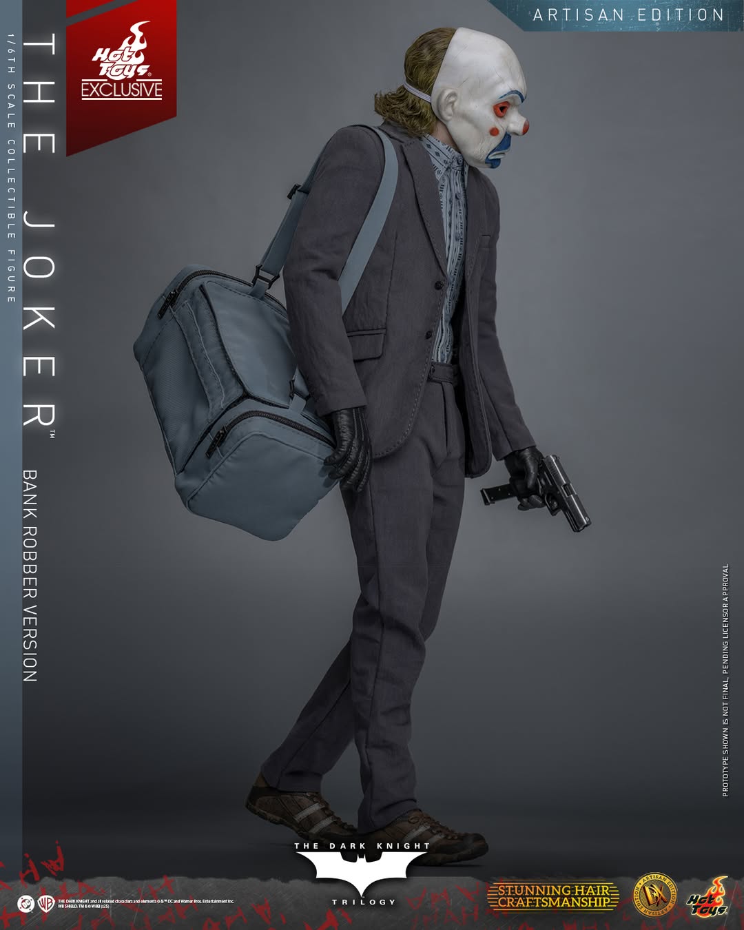 (Preorder) Hot Toys DX51AE The Dark Knight [The Joker] (Bank Robber Version) (Artisan Edition) [Hot Toys Exclusive] 1/6th scale Collectible Figure