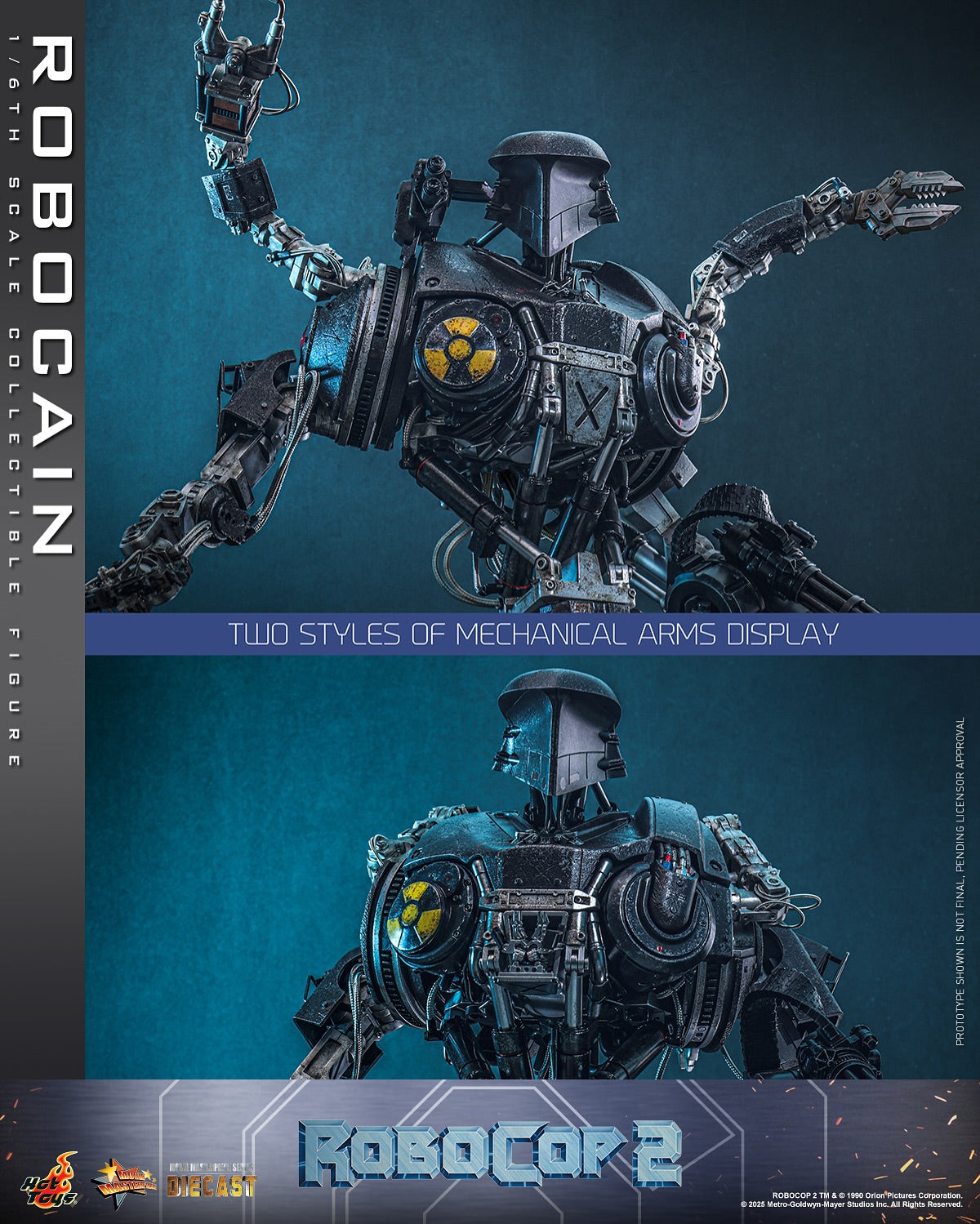 (Preorder) Hot Toys MMS828B RoboCop 2 [RoboCain] (Special Edition) 1/6th scale Collectible Figure
