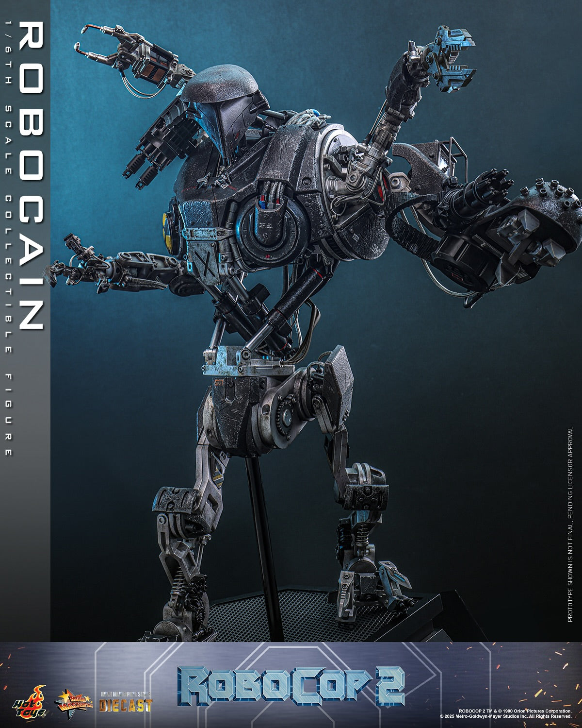 (Preorder) Hot Toys MMS828B RoboCop 2 [RoboCain] (Special Edition) 1/6th scale Collectible Figure