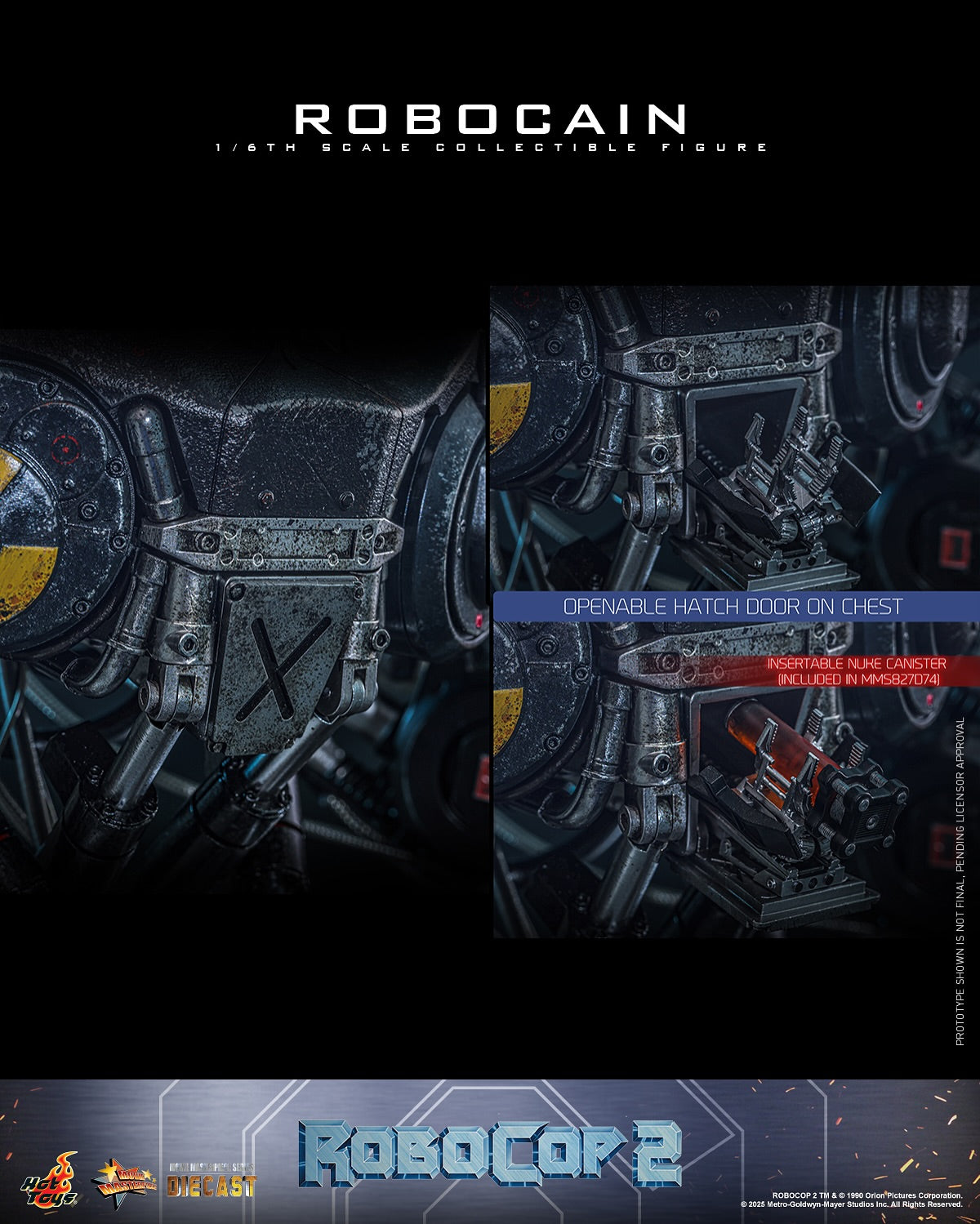 (Preorder) Hot Toys MMS828B RoboCop 2 [RoboCain] (Special Edition) 1/6th scale Collectible Figure