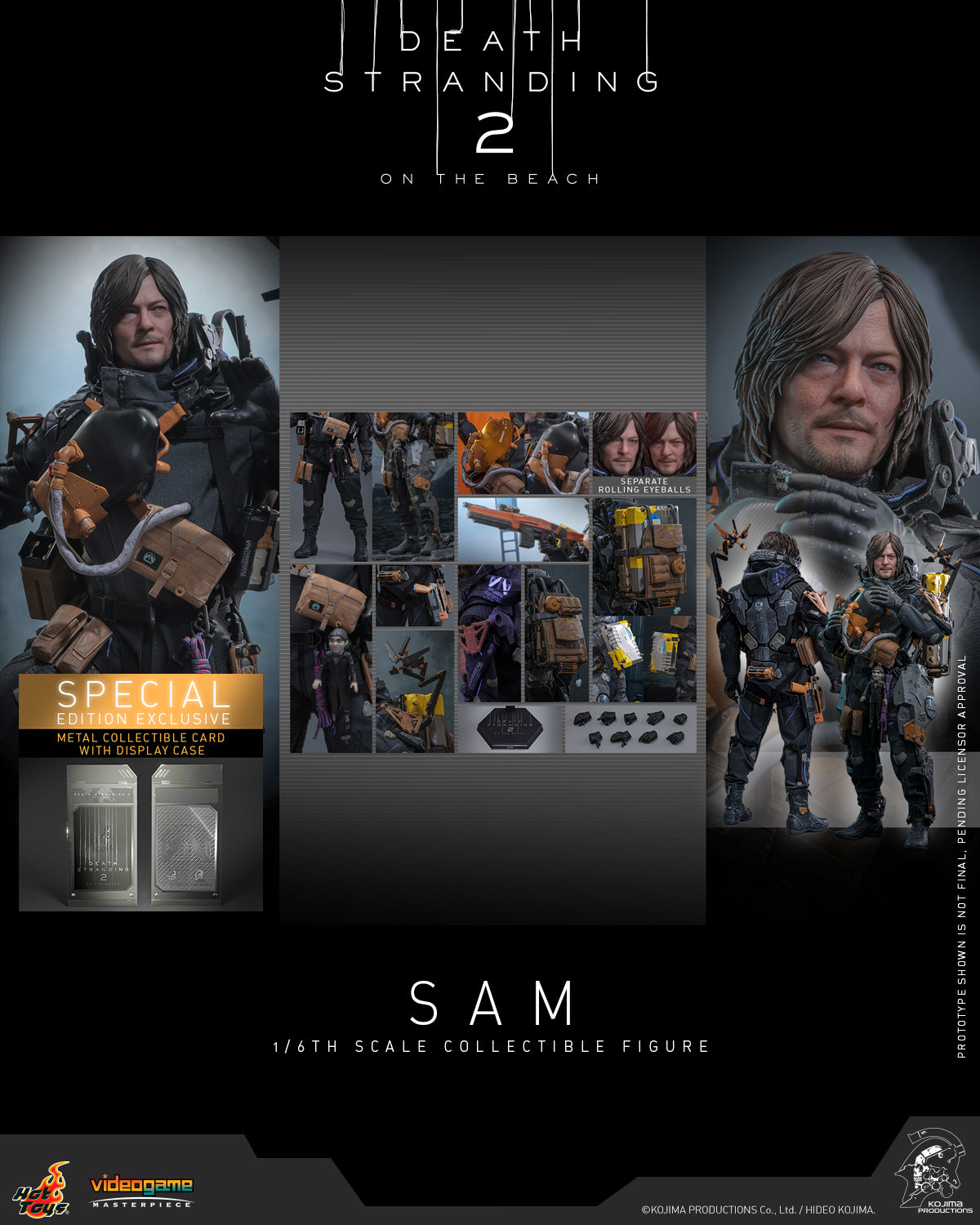 (Preorder) Hot Toys VGM75B Death Stranding 2 : On the Beach [Sam] 1/6th scale Collectible Figure