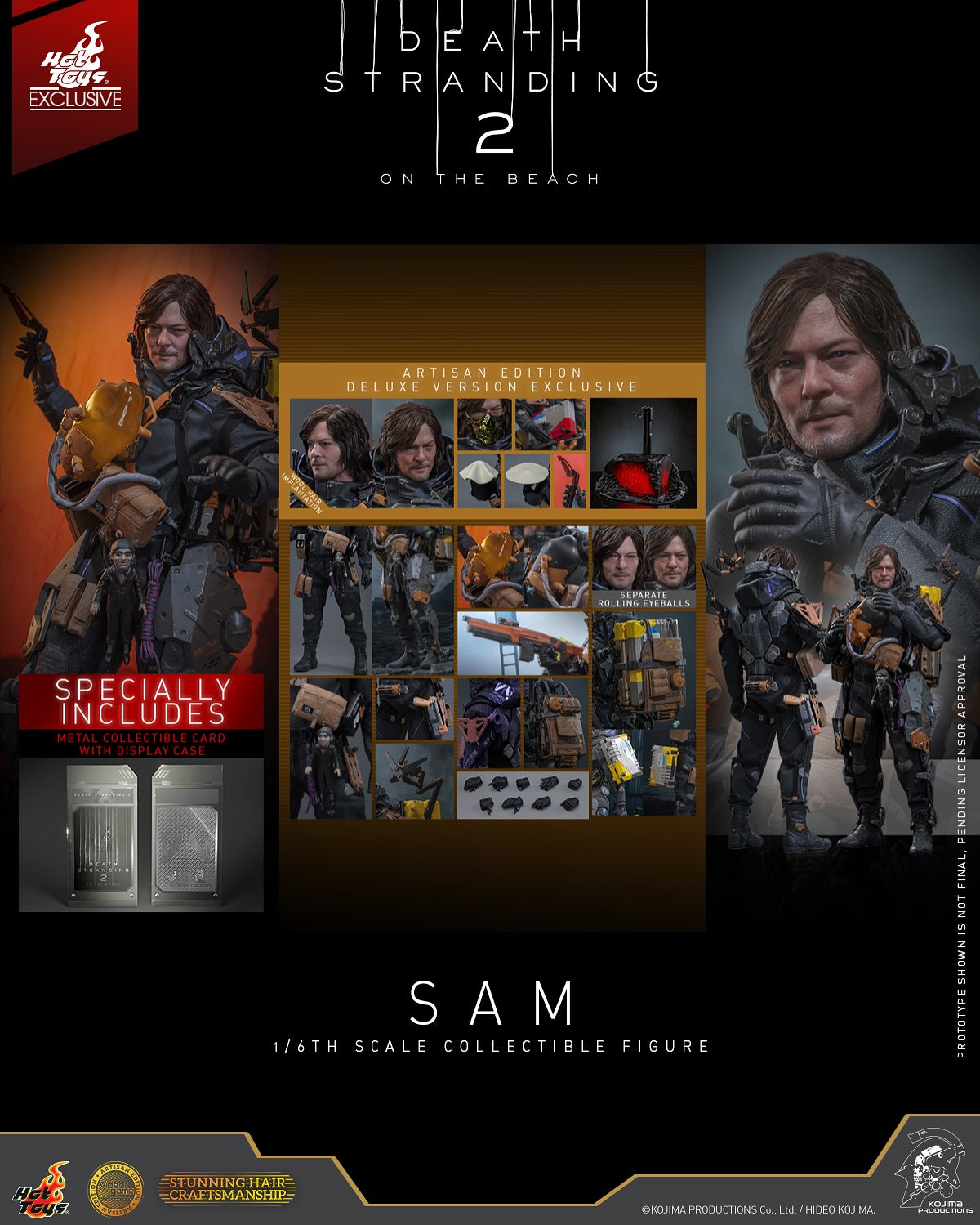 (Preorder) Hot Toys VGM77AEB  Death Stranding 2: On the Beach [Sam] (Artisan Edition) (Deluxe Version) (Hot Toys Exclusive) 1/6th scale Collectible Figure