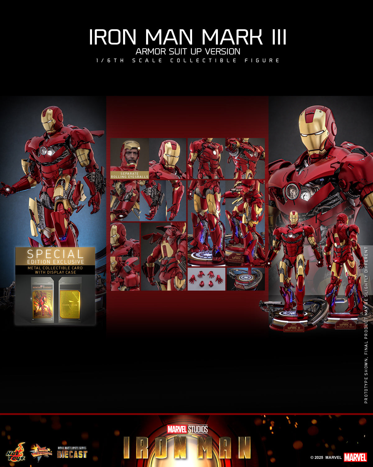 (Preorder) Hot Toys MMS825B Iron Man [Iron Man Mark III](Armor Suit Up Version) 1/6th scale Collectible Figure