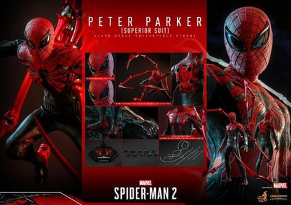 Hot Toys VGM71 Marvel's Spider-Man 2 [Peter Parker] (Last Stand Suit) [Hot Toys Exclusive] 1/6th scale Collectible Figure