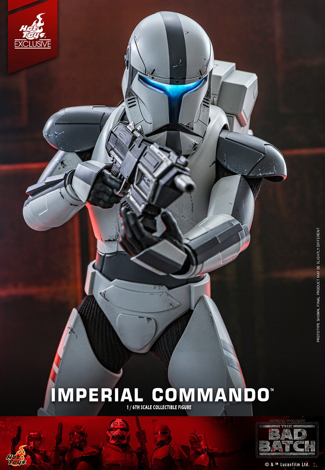 Hot Toys TMS128 Star Wars The Bad Batch Imperial Commando - 1/6 Scale Collectible Figure (Exclusive Limited Edition)