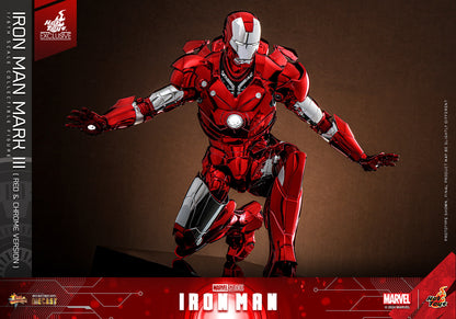 Hot Toys - MMS744 Ironman Mark III (Red & Chrome Version) Exclusive Limited Edition - 1/6 Scale Collectible Figure