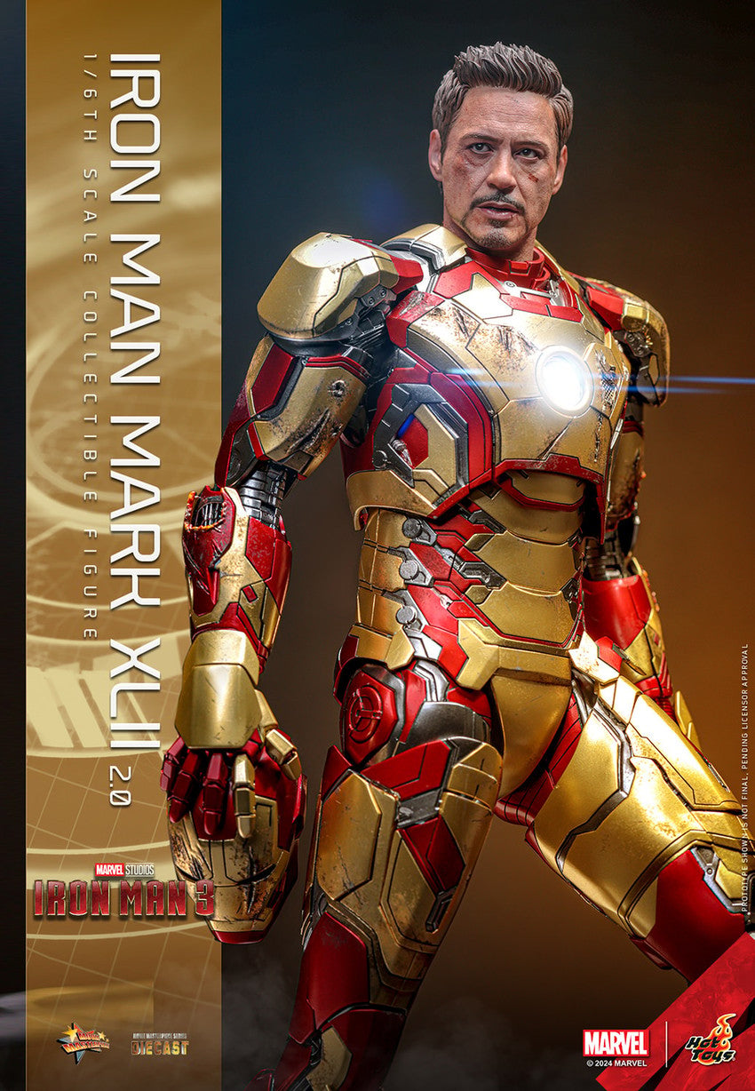 Hot Toys - MMS759 D66B-1 Ironman 3 - Ironman Mark 42 (2.0) (Deluxe Version) Special Edition - 1/6 Scale Collectible Figure
