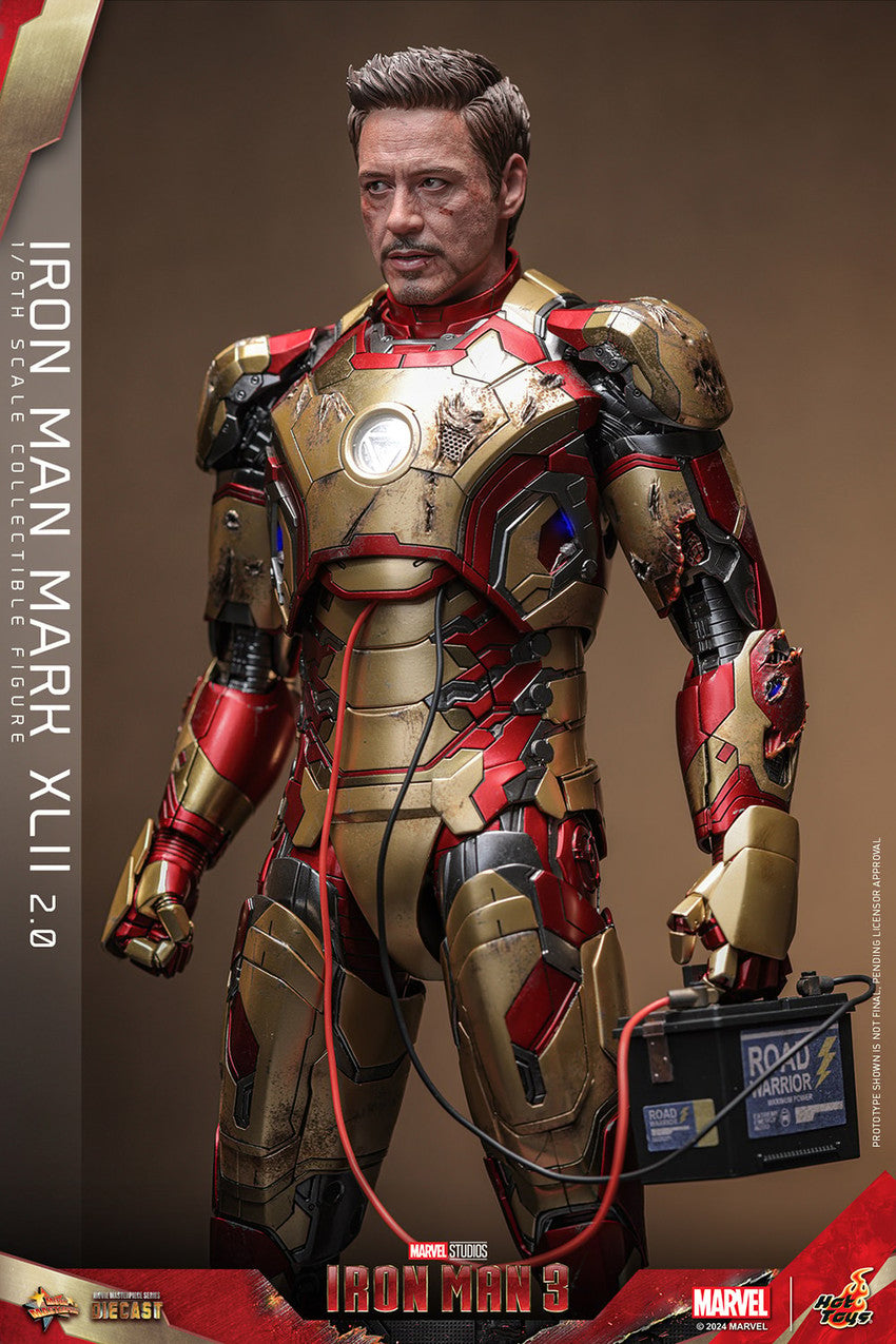 Hot Toys - MMS759 D66B-1 Ironman 3 - Ironman Mark 42 (2.0) (Deluxe Version) Special Edition - 1/6 Scale Collectible Figure