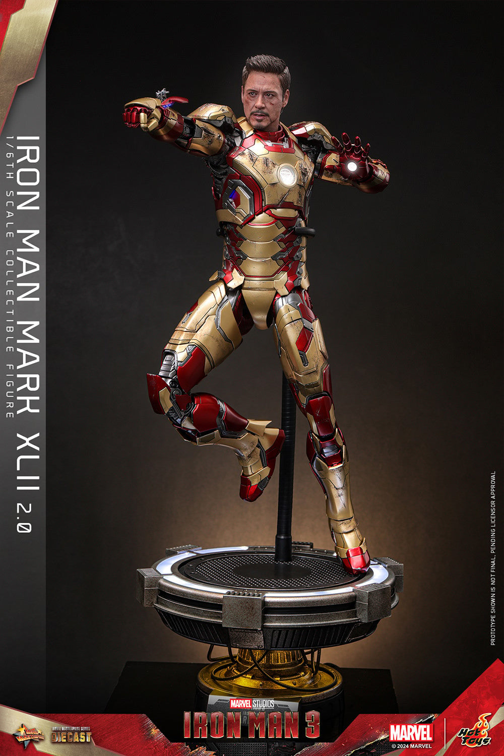 Hot Toys - MMS759 D66B-1 Ironman 3 - Ironman Mark 42 (2.0) (Deluxe Version) Special Edition - 1/6 Scale Collectible Figure