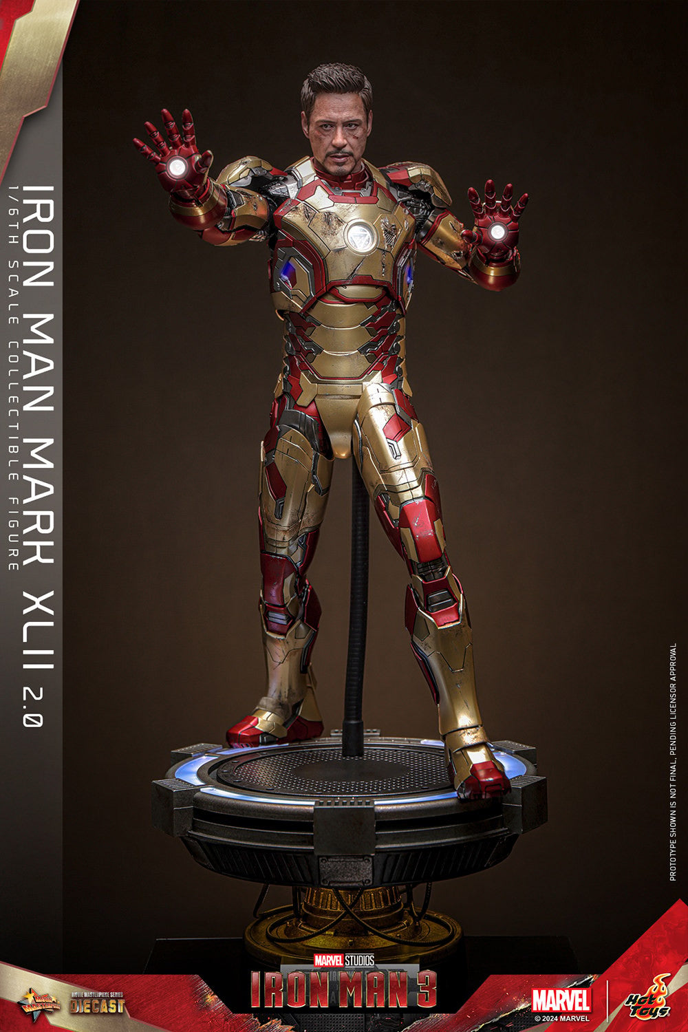 Hot Toys - MMS759 D66B-1 Ironman 3 - Ironman Mark 42 (2.0) (Deluxe Version) Special Edition - 1/6 Scale Collectible Figure