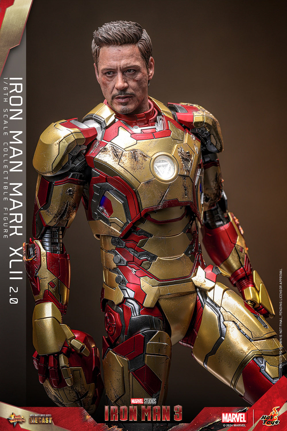 Hot Toys - MMS759 D66B-1 Ironman 3 - Ironman Mark 42 (2.0) (Deluxe Version) Special Edition - 1/6 Scale Collectible Figure