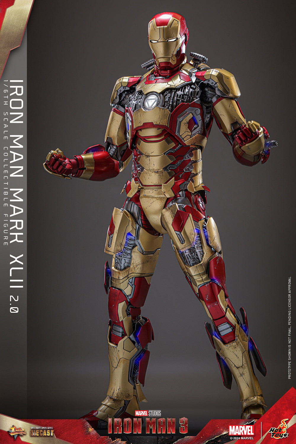 Hot Toys - MMS759 D66B-1 Ironman 3 - Ironman Mark 42 (2.0) (Deluxe Version) Special Edition - 1/6 Scale Collectible Figure