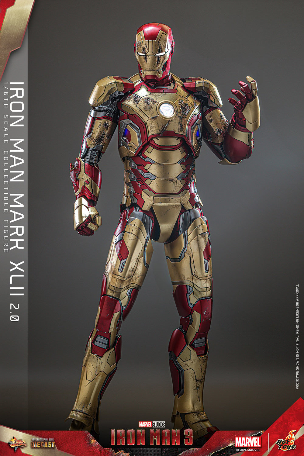 Hot Toys - MMS759 D66B-1 Ironman 3 - Ironman Mark 42 (2.0) (Deluxe Version) Special Edition - 1/6 Scale Collectible Figure