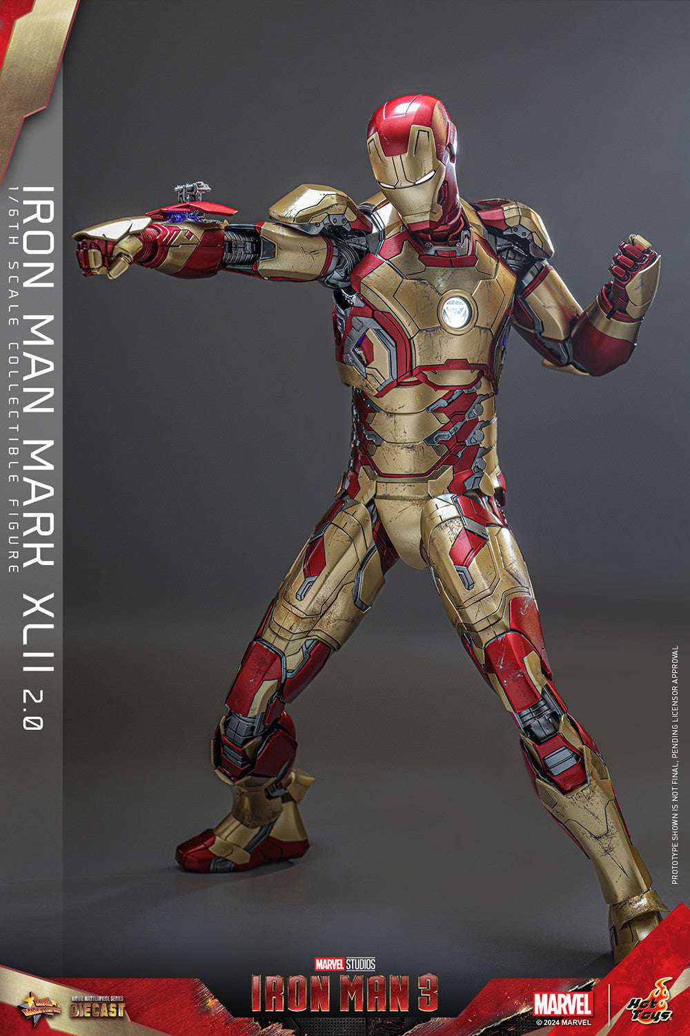Hot Toys - MMS759 D66B-1 Ironman 3 - Ironman Mark 42 (2.0) (Deluxe Version) Special Edition - 1/6 Scale Collectible Figure