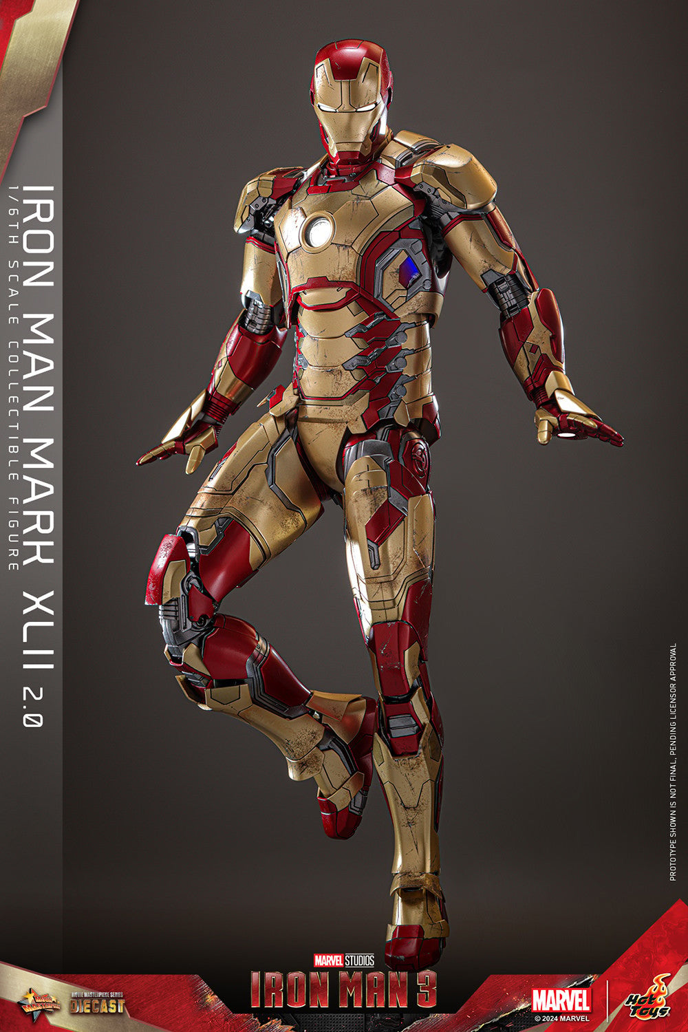 Hot Toys - MMS759 D66B-1 Ironman 3 - Ironman Mark 42 (2.0) (Deluxe Version) Special Edition - 1/6 Scale Collectible Figure