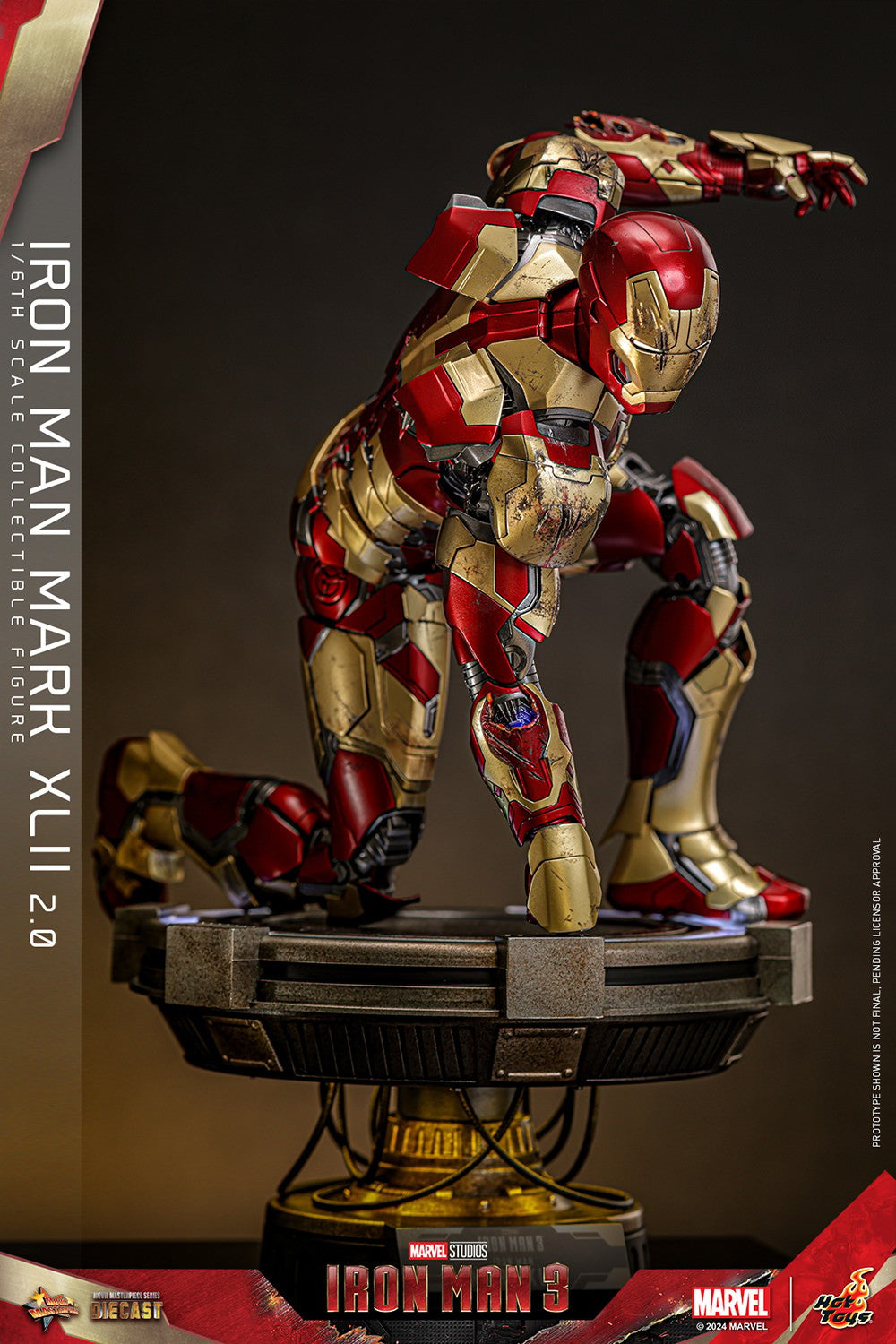 Hot Toys - MMS759 D66B-1 Ironman 3 - Ironman Mark 42 (2.0) (Deluxe Version) Special Edition - 1/6 Scale Collectible Figure