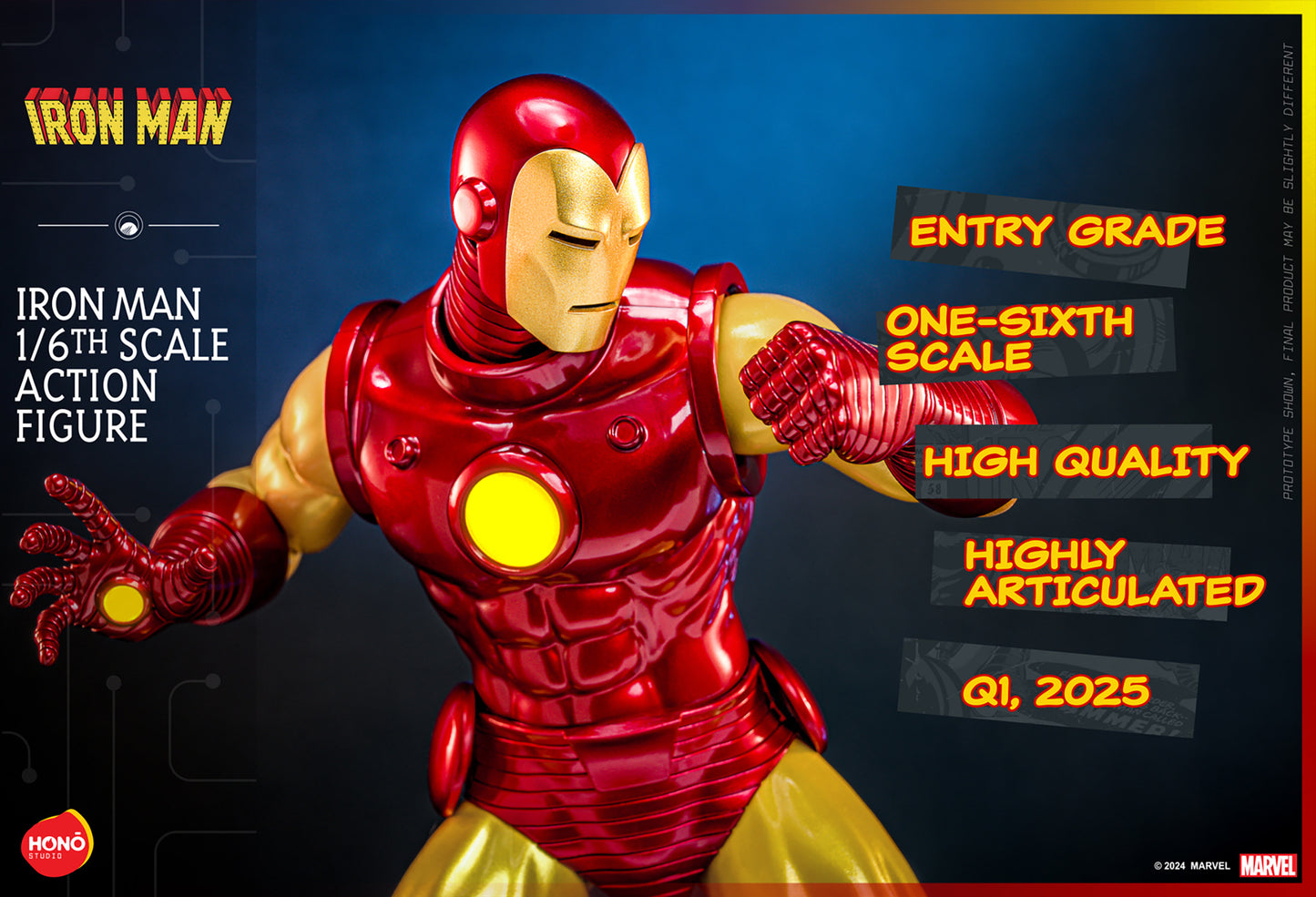 Hot Toys - HS05 Hono Studio - Ironman Comic Version