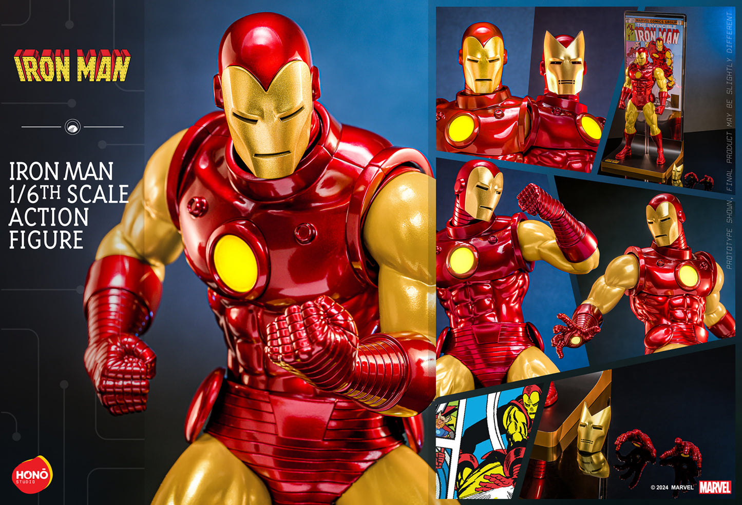 Hot Toys - HS05 Hono Studio - Ironman Comic Version