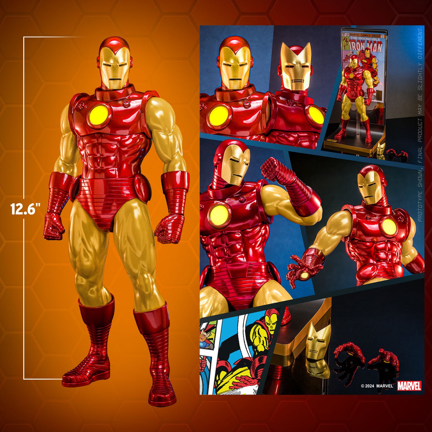 Hot Toys - HS05 Hono Studio - Ironman Comic Version