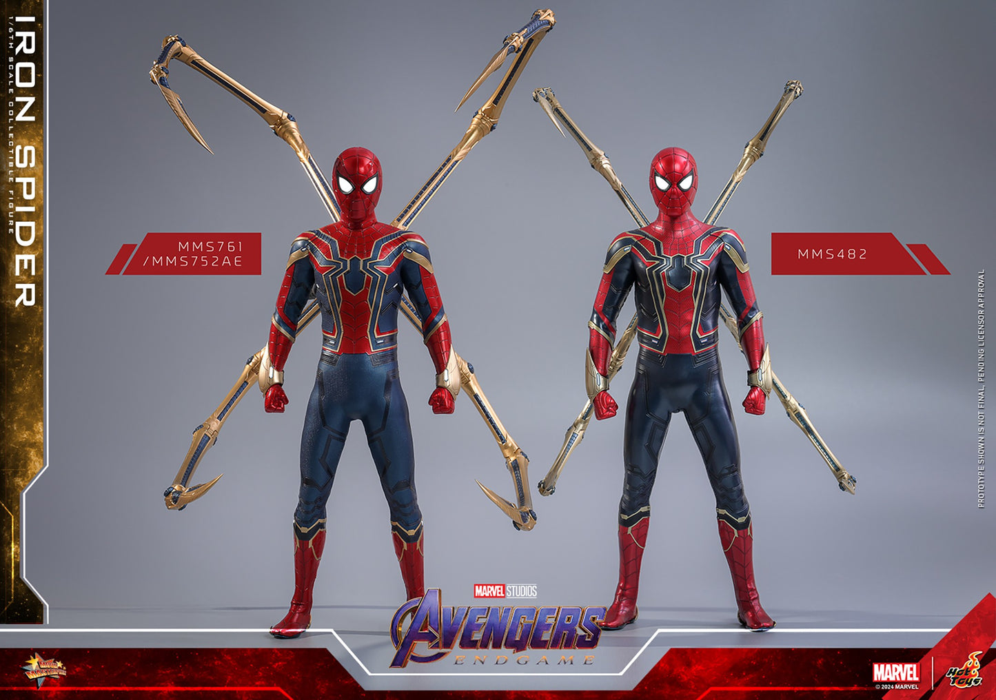 (Preorder) Hot Toys MMS761 Avengers Endgame [Iron Spider] (Sculpted Version) 1/6th Scale Collectible Figure