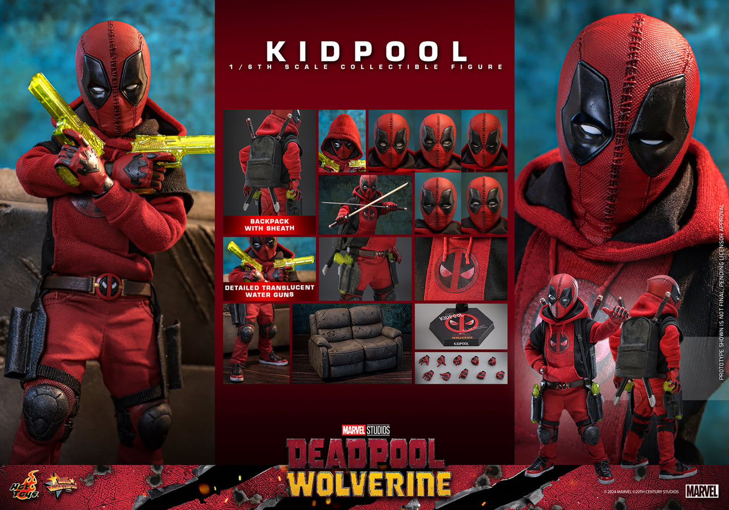 (Preorder) Hot Toys MMS763 Deadpool & Wolverine [Kidpool]