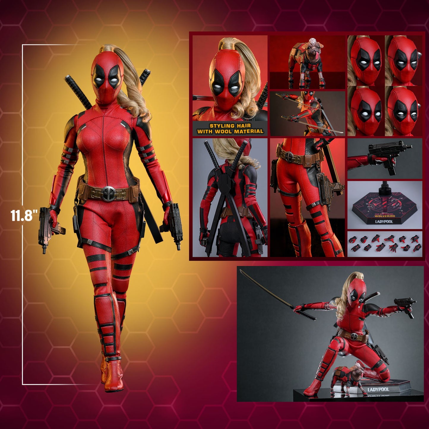 Hot Toys - MMS747 Marvel Deadpool & Wolverine - Ladypool - 1/6 Scale Collectible Figure