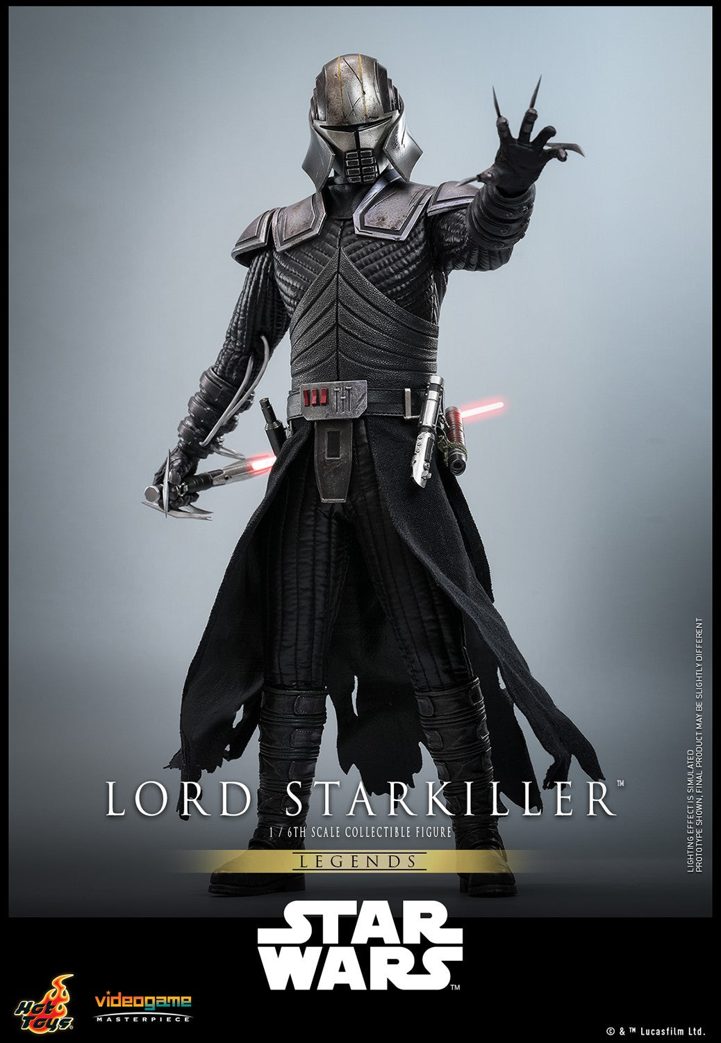 Hot Toys VGM63B Star Wars [Lord Starkiller] 1/6th Scale Collectible Figure (Exclusive Edition)