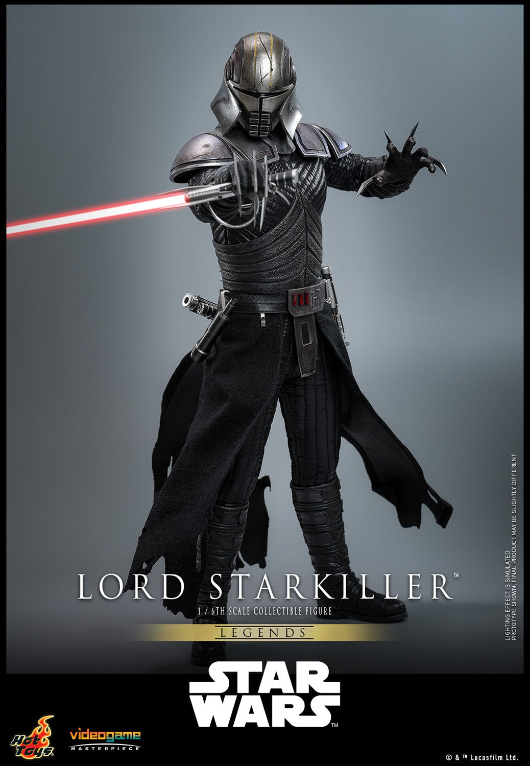 Hot Toys VGM63B Star Wars [Lord Starkiller] 1/6th Scale Collectible Figure (Exclusive Edition)