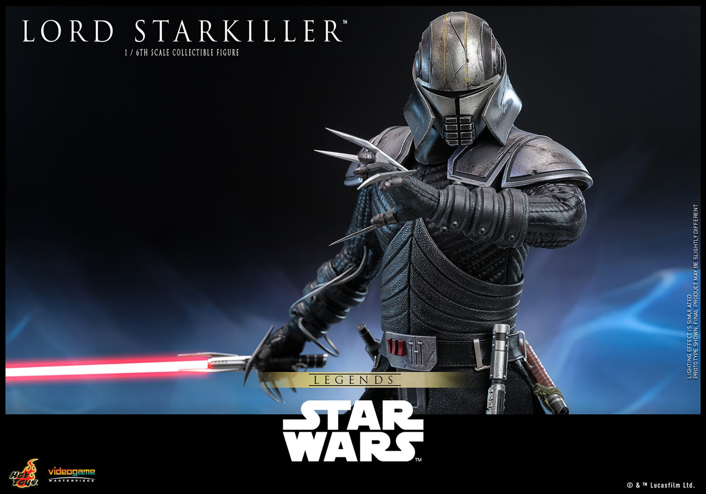 Hot Toys VGM63B Star Wars [Lord Starkiller] 1/6th Scale Collectible Figure (Exclusive Edition)