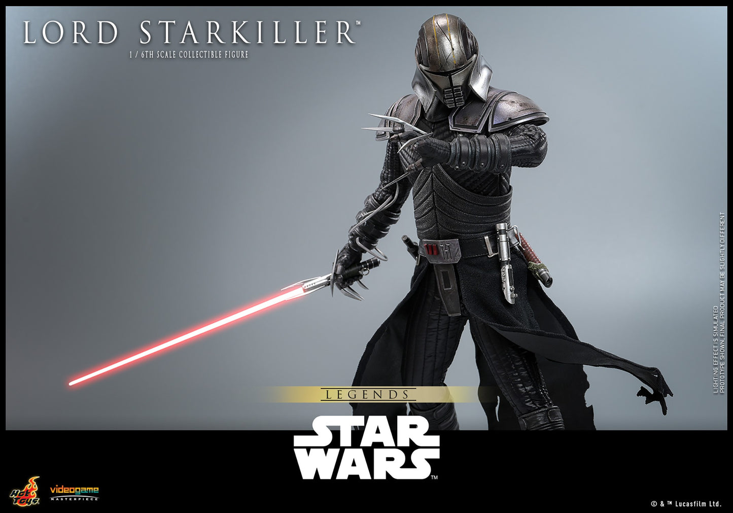 Hot Toys VGM63B Star Wars [Lord Starkiller] 1/6th Scale Collectible Figure (Exclusive Edition)
