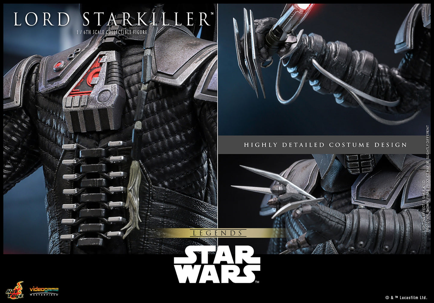 Hot Toys VGM63B Star Wars [Lord Starkiller] 1/6th Scale Collectible Figure (Exclusive Edition)