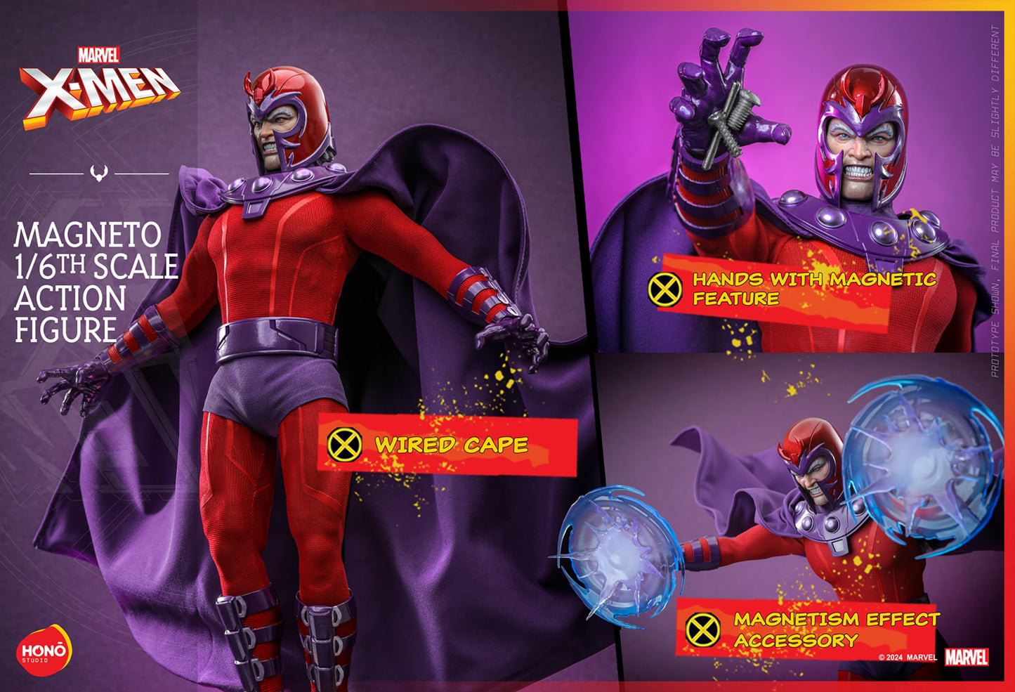 Hot Toys - Hono Studio HS02 X-men Magneto 1/6 Scale Collectible Figure