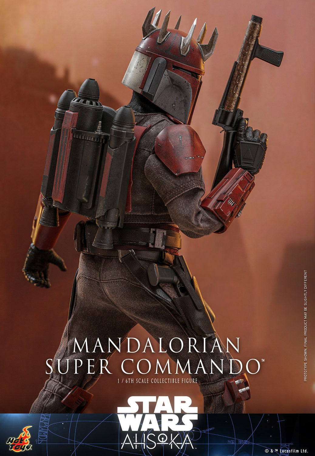 Hot Toys TMS127 Star Wars [Ahsoka Mandalorian Super Commando] 1/6 Scale Collectible Figure