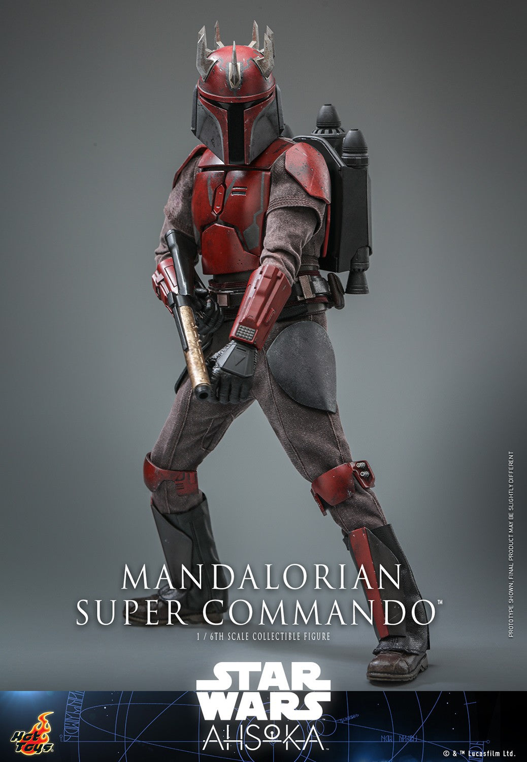 Hot Toys TMS127 Star Wars [Ahsoka Mandalorian Super Commando] 1/6 Scale Collectible Figure