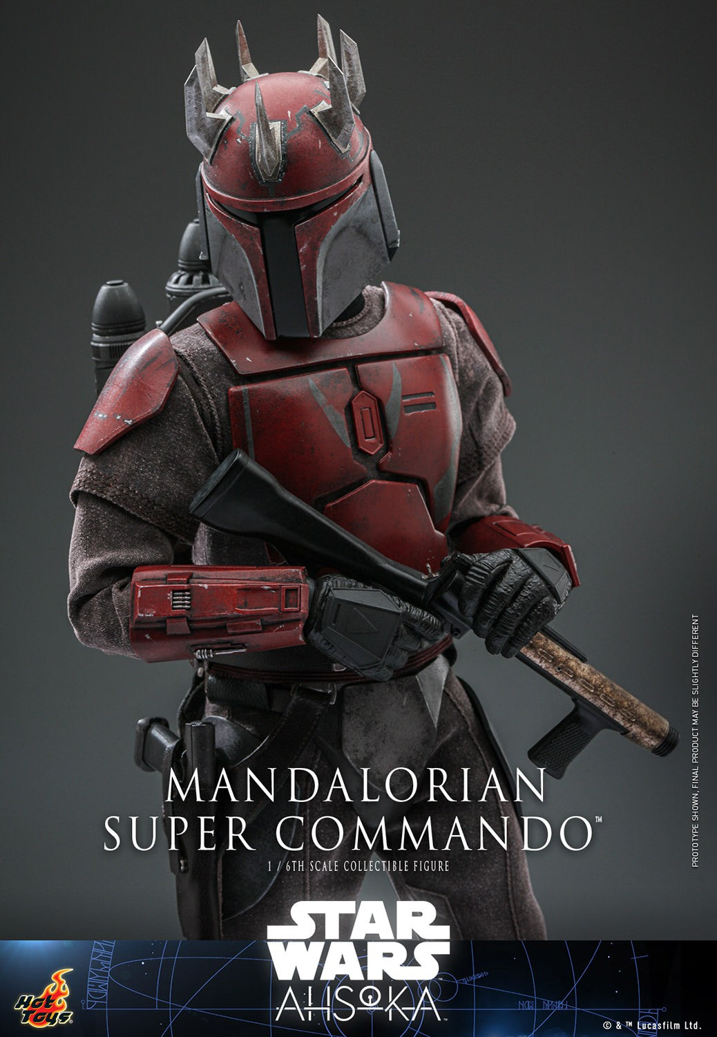 Hot Toys TMS127 Star Wars [Ahsoka Mandalorian Super Commando] 1/6 Scale Collectible Figure