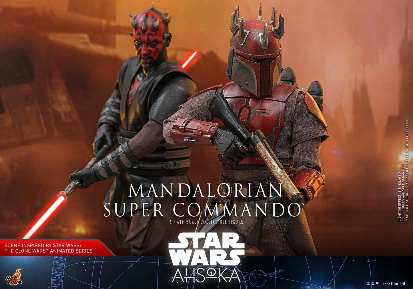 Hot Toys TMS127 Star Wars [Ahsoka Mandalorian Super Commando] 1/6 Scale Collectible Figure