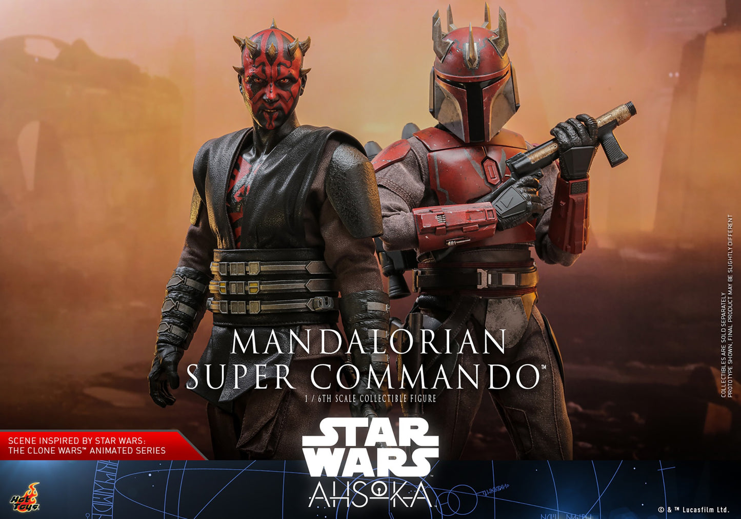 Hot Toys TMS127 Star Wars [Ahsoka Mandalorian Super Commando] 1/6 Scale Collectible Figure