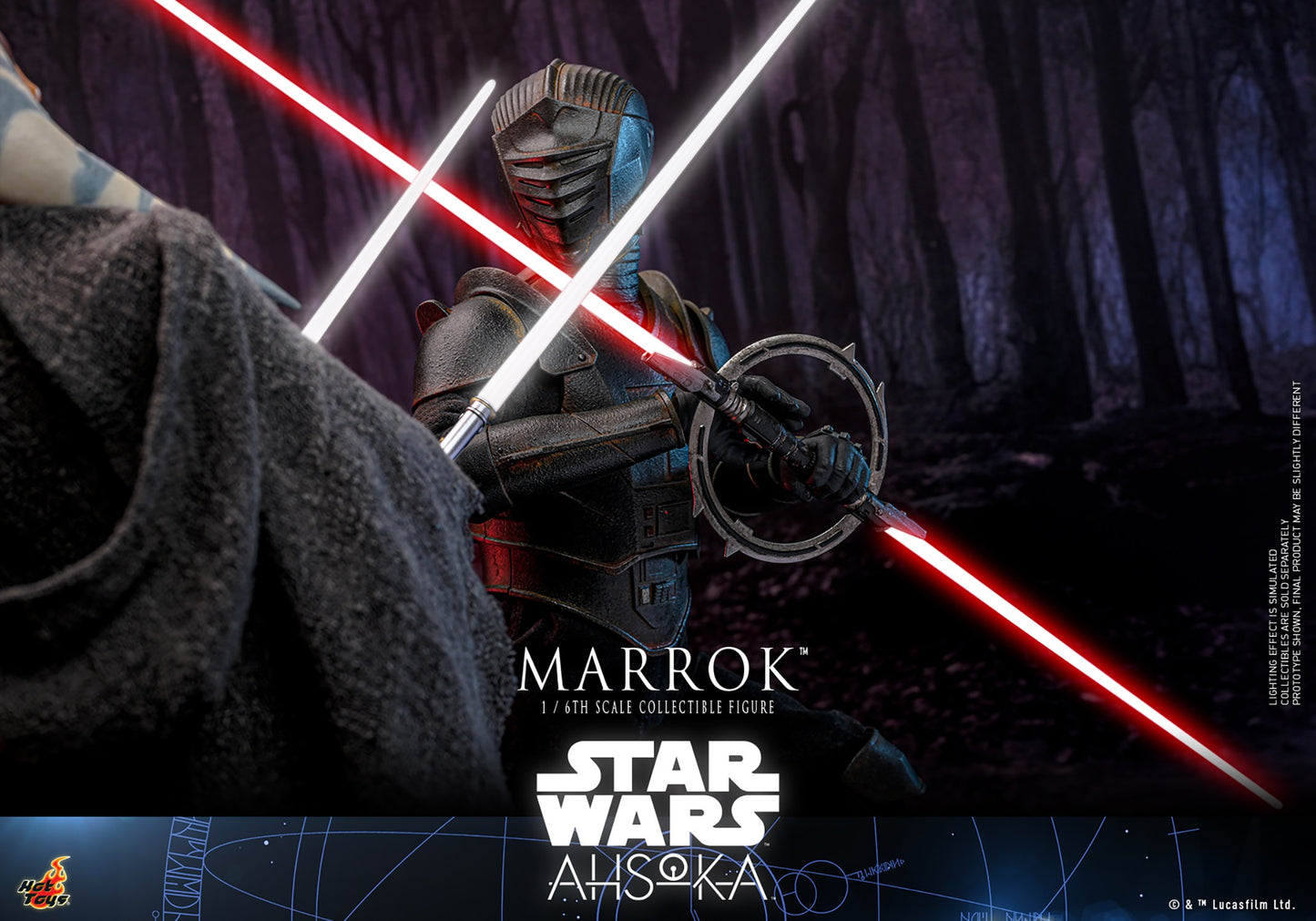 Hot Toys TMS117 Star Wars [Ahsoka Marrok] 1/6 Scale Collectible Figure