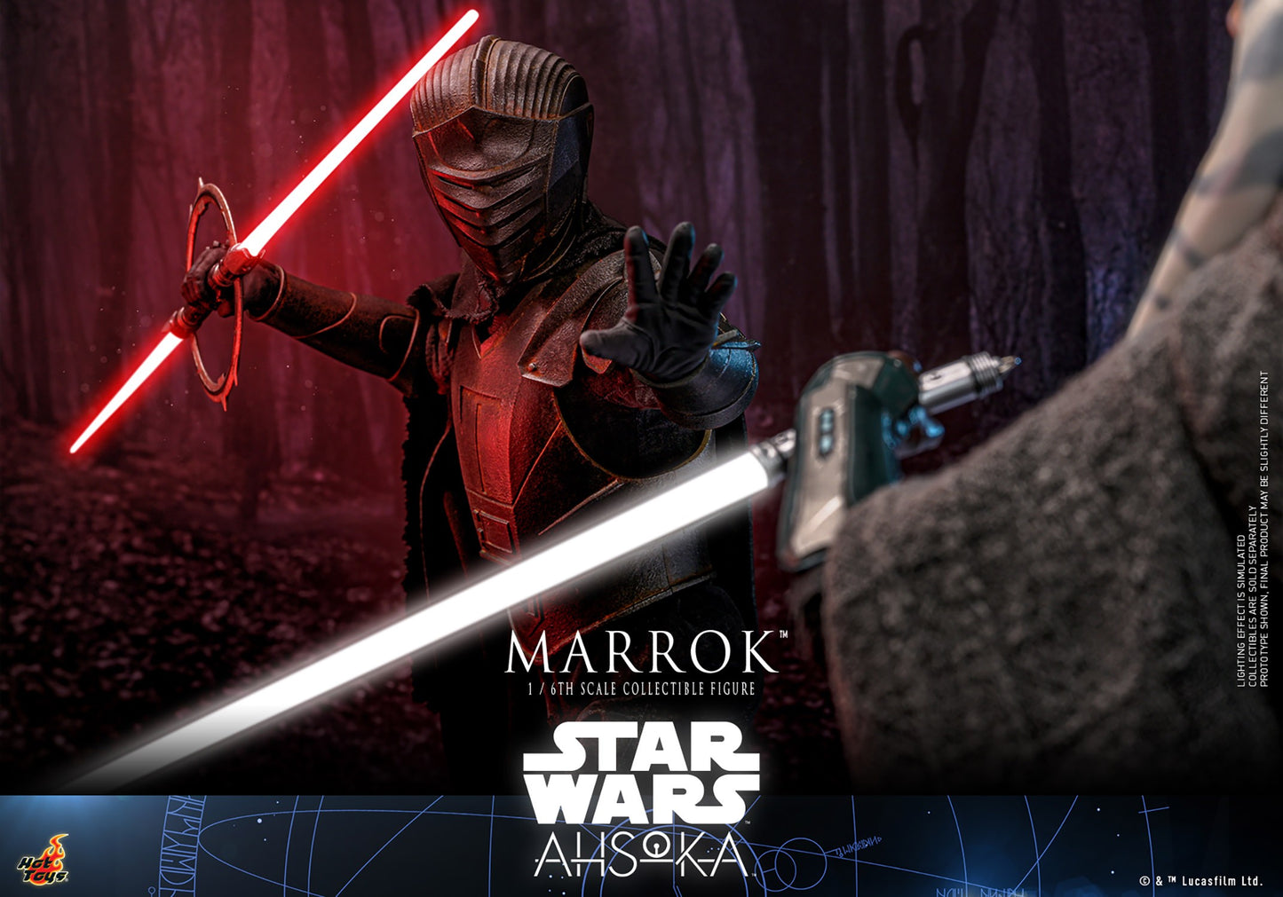 Hot Toys TMS117 Star Wars [Ahsoka Marrok] 1/6 Scale Collectible Figure